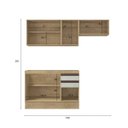 Ver imagem 4 de Cozinha Compacta 3 Peças A2698 (Não acompanha Pia) Amália Casamia