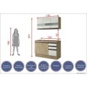 Ver imagem 4 de Cozinha Compacta 2 Peças A2699 (Não acompanha Pia) Amália Casamia