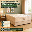 Ver imagem 2 de Cama Box Baú Casal e Colchão Ortobom Airtech 138x188cm