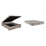 Cama Box Baú Casal e Colchão Ortobom Airtech 138x188cm - 5
