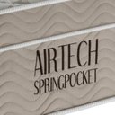 Ver imagem 7 de Cama Box Casal Mola Ensacada 138CMX67CMX188CM Airtech Ortobom Bege