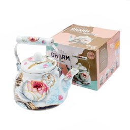 Chaleira Esmaltada 2.5 Litros Charm Cor 3 sem Apito com Indução - 3