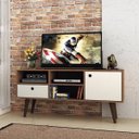 Ver imagem 1 de Rack para TV até 43 Polegadas 1 Porta 1 Gaveta Retrô Manto Móveis