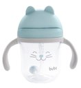 Ver imagem 1 de Copo de transição infantil para bebês com alça removível 220ml - Azul