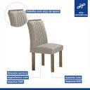 Ver mais imagens de Conjunto Mesa Arizona 120cm com 4 Cadeiras Arizona Tampo Redondo Plus com Vidro