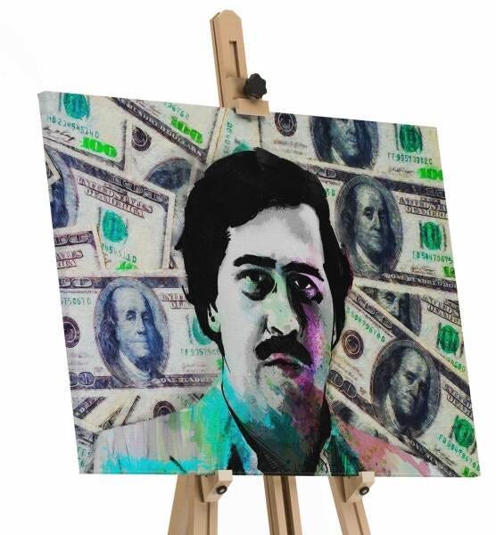 Quadro Pablo Escobar Especial Edition 65x48CM