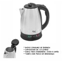 Ver imagem 1 de Chaleira Elétrica Inox Tropical Selector 1.8 Litros 127 Volts