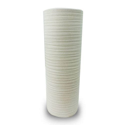 Vaso Decorativo Cerâmica Branco 32X13X13