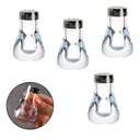 Ver imagem 1 de 4 Saleiros 35 Ml com Tampa Metálica Pequeno 8cm Pimenteiro