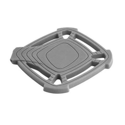 Descanso Duplo de Panela em Silicone Cinza 32.5 cm - Mimo Style - SN20385