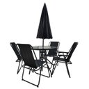 Ver imagem 3 de Conjunto Mesa Cadeira Guarda Sol Articulavel Deck Ombrelone Piscina Area Lazer Descanso Praia Varand