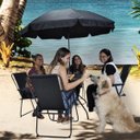 Ver imagem 7 de Conjunto Mesa Cadeira Guarda Sol Articulavel Deck Ombrelone Piscina Area Lazer Descanso Praia Varand