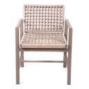 Ver imagem 3 de Mesa Giratória 1,20m + 6 Cadeiras Alumínio E Corda Náutica