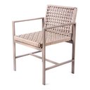 Ver imagem 2 de Mesa Giratória 1,20m + 6 Cadeiras Alumínio E Corda Náutica