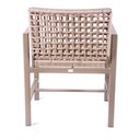 Ver imagem 4 de Mesa Giratória 1,20m + 6 Cadeiras Alumínio E Corda Náutica