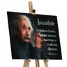 Quadro Insanidade Albert Einstein 100x76cm - 1