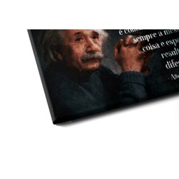Quadro Insanidade Albert Einstein 100x76cm - 2