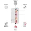 Ver imagem 3 de Guarda Roupa Infantil 89cm com 3 Portas Carruagem Rosa Z53 - Mpozenato