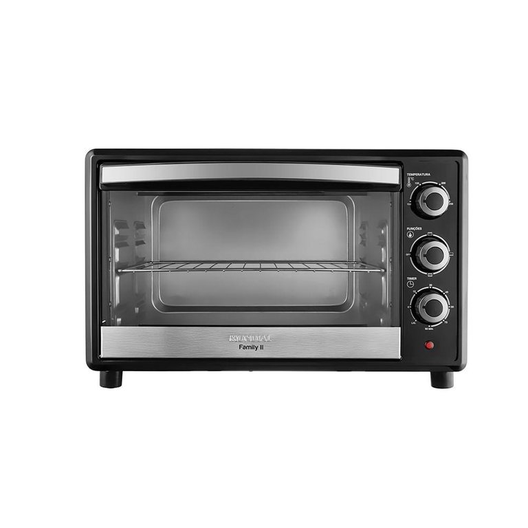 Forno Elétrico 42l Family Ii Mondial Preto/inox Fr-42 60hz 127v