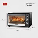 Ver imagem 4 de Forno Elétrico 42l Family Ii Mondial Preto/inox Fr-42 60hz 127v