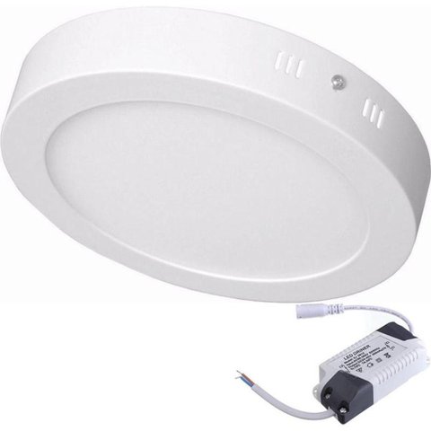 Painel LED 30 Sobrepor Redondo 24W 6500k 100-240V Taschibra