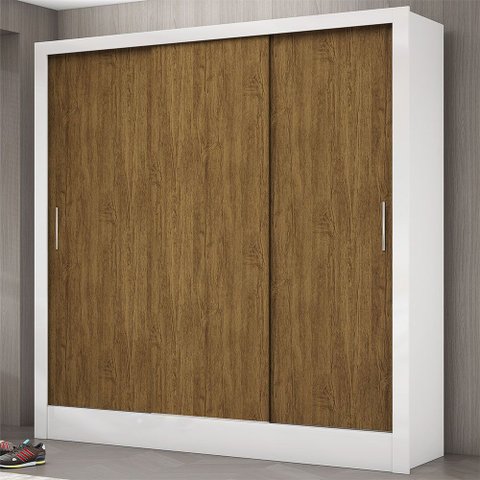 Guarda Roupa Casal Dubai 3 Portas de Correr e 3 Gavetas Carioca Móveis