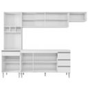 Ver imagem 2 de Cozinha Completa Modulada 4 Peças Andréia 280 Cm Branco Ajl Móveis