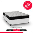 Ver imagem 5 de Cama Box Viúva + Colchão D33 One Face - 56x128x188cm - e-Shop Casa - Couro