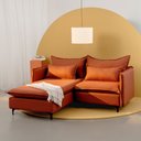 Ver imagem 1 de Sofá Modular 2 Lugares com Chaise e Pé Metal Sôma CabeCasa MadeiraOriginals