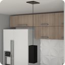 Ver imagem 5 de Pendente Industrial Preto Quadrado Moderno Luminária ELG