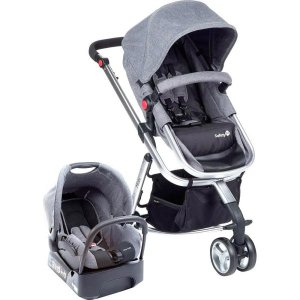 Conjunto Safety1st: Carrinho de Bebê Travel System Mobi Ts + Bebê Conforto One-safe Xt com Base