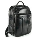 Ver imagem 1 de Mochila Preta de Couro para Notebook HM096 | HAMISH