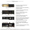 Ver imagem 3 de Armário de Cozinha Modulada Compacta 225cm com Balcão para Cooktop Veneza Multimóveis MP2263