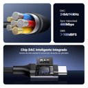 Ver imagem 2 de Adaptador Fone Ouvido Jack 3,5 Mm P2 Dac Chip Hi-fi Type C