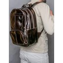 Ver imagem 2 de Mochila de Couro Marrom para Notebook Hm080 | Hamish