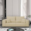 Ver imagem 2 de Sofá 2 Lugares Madri Suede Bege - Amarena Móveis