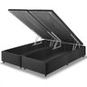 Cama Box com Baú King Preto + Colchão Molas Ensacadas Miami 193x203x64cm - 3