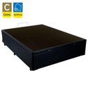 Ver imagem 5 de Cama Box Baú Casal Sintético + Colchão de Espuma D33 - Sereneprime - 138cm Preto