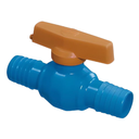 Ver imagem 1 de Registro de Esfera com União Dentada Pvc Bitola 3/4'' Cor Azul Irriga Durín