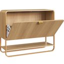 Ver imagem 7 de Sapateira Vertical Aparador 93cm Orgânica Industrial Alek A03 Hanover Dourado - Lyam Decor