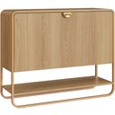 Ver imagem 2 de Sapateira Vertical Aparador 93cm Orgânica Industrial Alek A03 Hanover Dourado - Lyam Decor