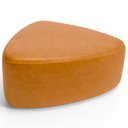 Ver imagem 6 de Kit 2 Puffs Decorativo Orgânico para Sala de Estar Living Trizza W01 Couríssimo Whisky - Lyam Decor