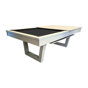 Mesa de Sinuca/bilhar com Tampo de Jantar Cor Nude - 2,00 X 1,10 - Preto