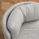 Ver imagem 6 de Poltrona Fixa Estofada Design Orgânico Lizzy Espresso Móveis