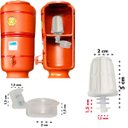 Ver imagem 6 de Kit 3 Vela Refil Filtro Talha Barro Gravidade Carvão Ativado