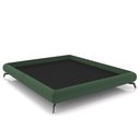 Ver imagem 1 de Cama King Base Box 193x203cm Pés de Ferro Cold P02 Veludo Verde - Mpozenato