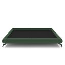 Ver imagem 5 de Cama King Base Box 193x203cm Pés de Ferro Cold P02 Veludo Verde - Mpozenato