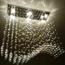 Ver imagem 2 de LUSTRE PARA SALA DE JANTAR,COM 80CM DE ALTURA EM CRISTAIS LEGÍTIMOS ASFOUR 30MM