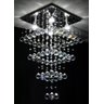 Lustre de Cristal para Sala, com 80 Cm de Altura e Lustre com 20cm de Altura Grátis - 1
