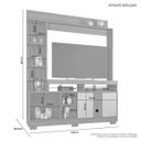 Ver imagem 4 de Estante Home Sedução Tv até 49 Polegadas Jcm Móveis:cacau